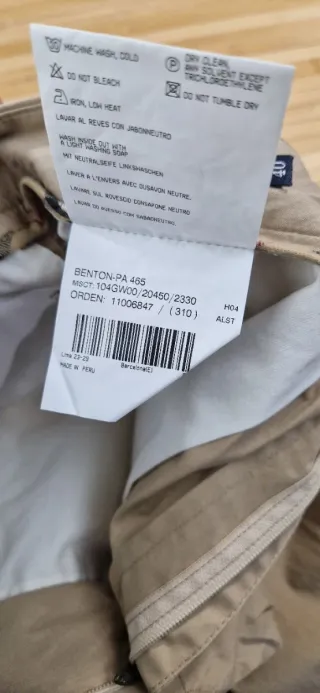 Bermuda Burberry Talla 40 Pinza Beige