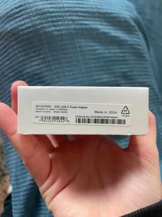 Cargador Apple iPhone 14 Pro Max 20W USB-C