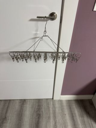 Tendedero metálico 40 pinzas metalicas NUEVO