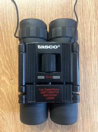 Prismáticos Tasco 10x25 con funda
