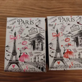 2 Tazas Cerámica París con Cuchara