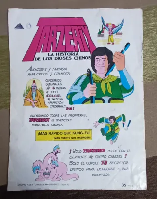 Tebeo Mazinger Z. El rayo de andromeda