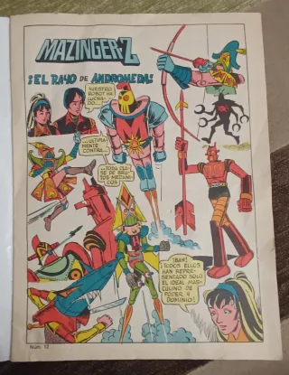 Tebeo Mazinger Z. El rayo de andromeda