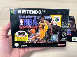 NBA Courtside Nintendo 64 pal esp manual noe