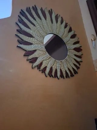 Specchio decorativo a forma di sole ☀️