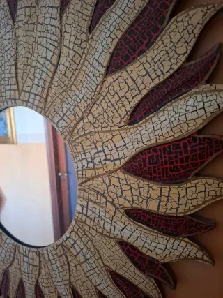 Specchio decorativo a forma di sole ☀️