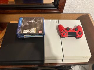 2 PS4 + Mando Rojo + 3 Juegos