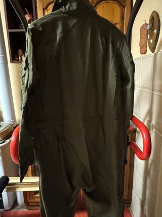 Tuta da pilota volo aeronautica verde