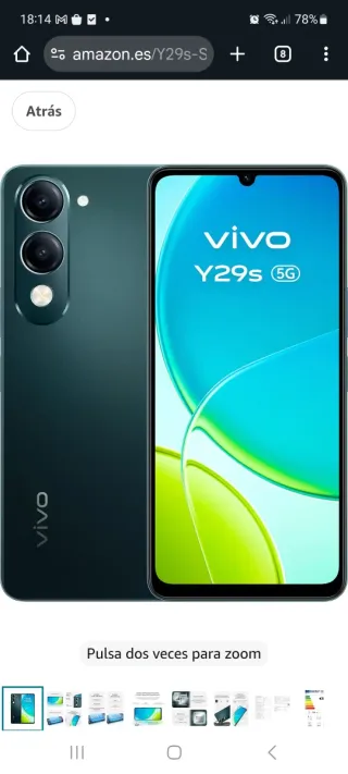 Telefono Vivo Y29s Verde 256GB