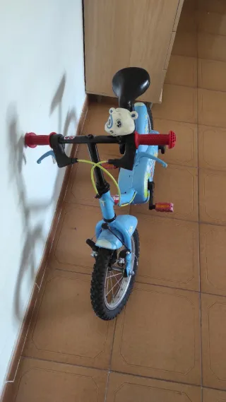 Bicicleta infantil azul