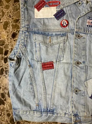 Chaleco vaquero denim vintage S