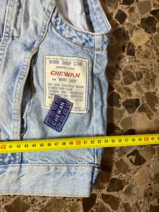 Chaleco vaquero denim vintage S