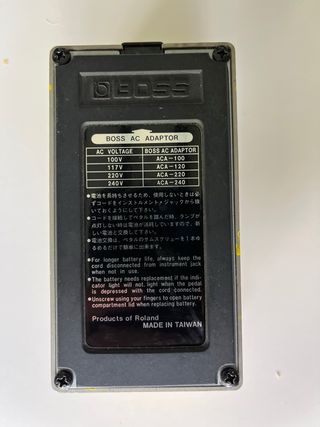 Boss OD-2 Turbo Over Drive Pedal 1989