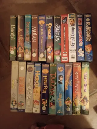 Lote 21 Film VHS Disney Classici