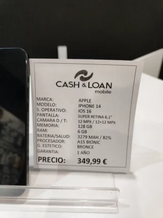 iPhone 14 128GB Negro