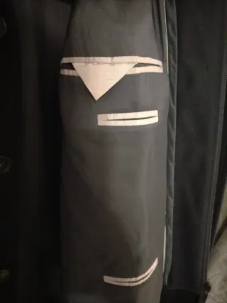 Abrigo Lana Hugo Boss azul