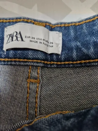 Vaqueros Zara Culotte Talla 36