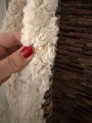 Chaleco reversible Zara borreguito y estampado