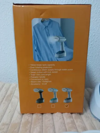 Vaporizador de ropa portátil sin usar