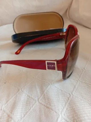 Gafas de sol mujer marrones y rojas