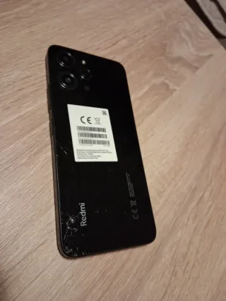 Xiaomi Redmi 12 Nero/Grigio + Custodia