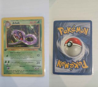 Carta Pokémon Arbok - Francesa