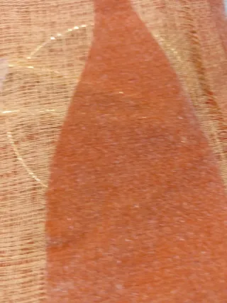 Visillo Naranja Terciopelo