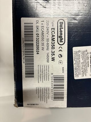 Cafetera Delonghi Dinamica Blanca