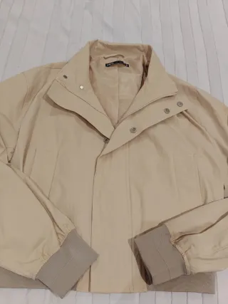 Chaqueta Zara Beige Hombre