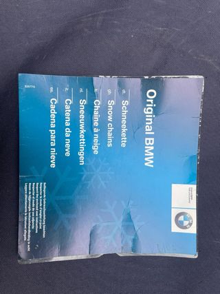 Cadenas para la nieve Nuevas originales BMW