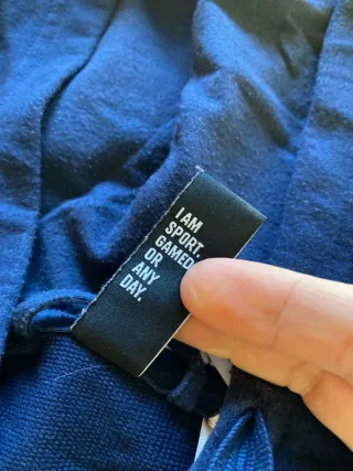 Chaqueta deportiva Adidas azul y rosa talla L