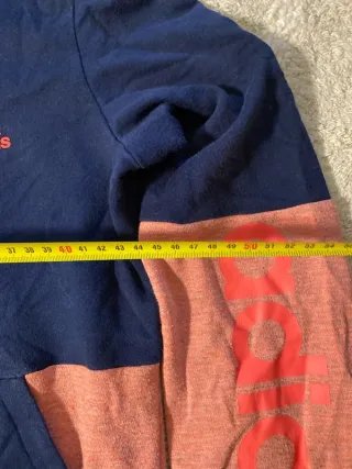 Chaqueta deportiva Adidas azul y rosa talla L