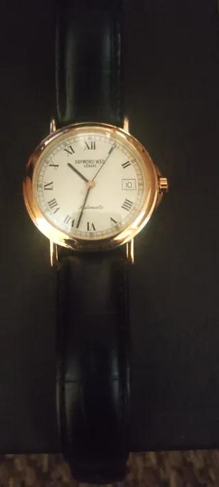 Reloj Raymond Weil Oro Automático Negro