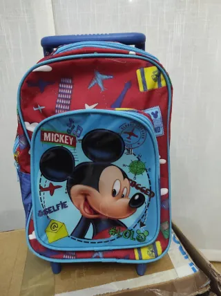 Mochila Ruedas Mickey Mouse Pequeña