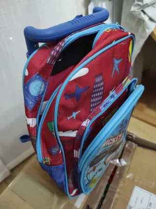 Mochila Ruedas Mickey Mouse Pequeña