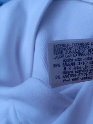 Top blanco Zara manga larga