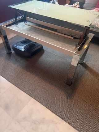 Mesa de centro abatible