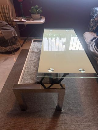 Mesa de centro abatible