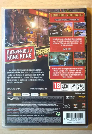 Sleeping Dogs Limited Edition PC DVD (Precintado)