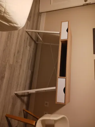 Escritorio moderno madera y metal