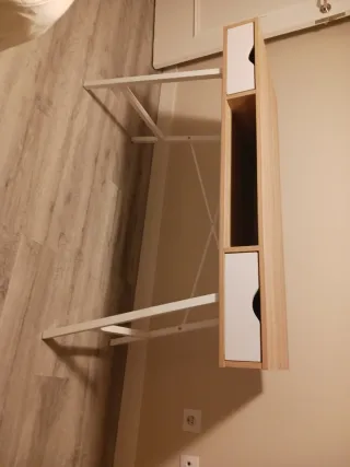 Escritorio moderno madera y metal