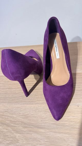 Zapatos de tacón morados