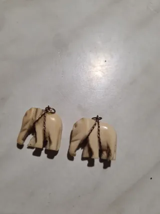 Ciondoli elefanti in a... con oro