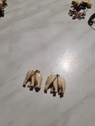 Ciondoli elefanti in a... con oro