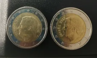 2 Monedas 2€ España 2019 y 2023. Común