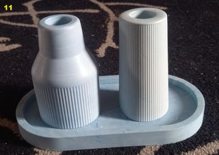 Peça cerâmica decorativa 19cm (Largura) x 8cm (Alt