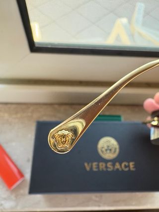 Occhiali Versace Originali Oro Nero