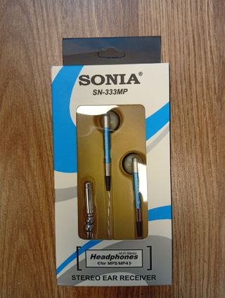 Auriculares Sonia SN-333MP Stereo Mini Jack