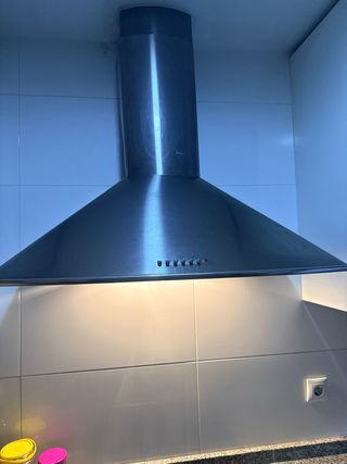 Campana extractora Teka plateada