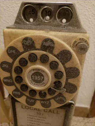 Teléfono Vintage Wild & Wolf Beige/Plata